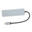 Splitter USB-C de 4 puertos, hub de aluminio, Tipo-C compacto 9