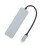 Splitter USB-C de 4 puertos, hub de aluminio, Tipo-C compacto 5