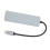 Splitter USB-C de 4 puertos, hub de aluminio, Tipo-C compacto 6