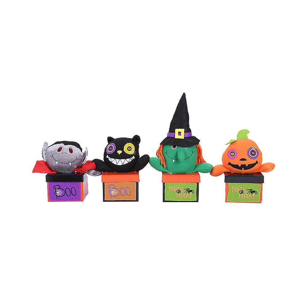 Kikidex (As Show, One Size) Pack Halloween Candy Holders, Bucket, Ghost Pumpkin, Owl, Tote Bag Black