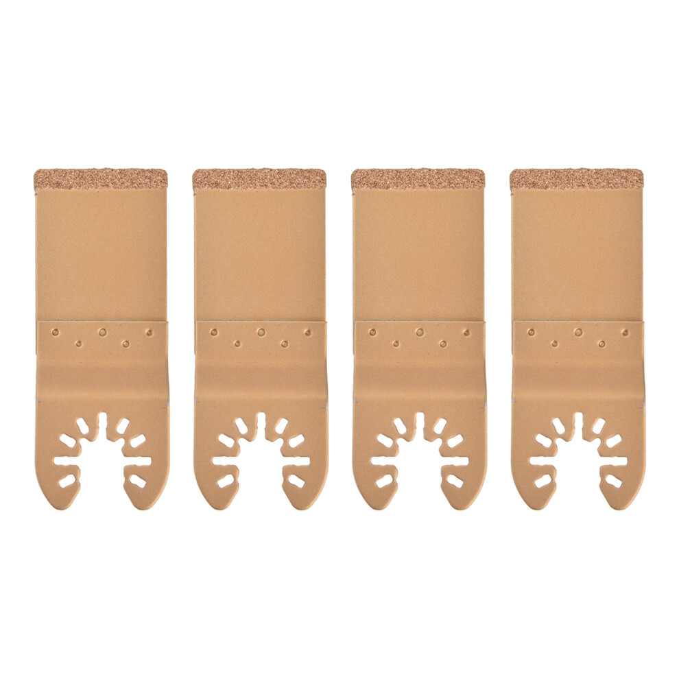 4Pcs Carbide Oscillating Saw Blades For Wood Plastic Opening Holes 4981357698101