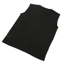 Herren Schwarz XL Sporttank Top Ärmelloses Muskelshirt für Fitnessstudio-Training