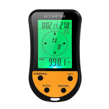 Elektronischer digitaler Höhenmesser 8 in 1 Multifunktions-LCD-Hintergrundbeleuchtung Mini-Höhenmesser Barometer Kompass