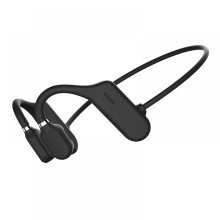 (schwarz) Knochenleitungskopfhörer, Bluetooth 5.0, kabellose Ohrhörer, wasserdichtes Sport-Headset mit Mikrofon für Training, Lauf