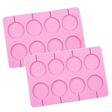 Silikon-Lutscherformen, große Formen für 8 Lutscher, ideal für Lutscher und Schokolade