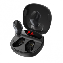 WM01 Plus Kabelloser Ohrhörer mit Digitalanzeige, langer Akkulaufzeit, In-Ear-Stereo-Sound, Bluetooth 5.0-kompatibel, ideal für Sp