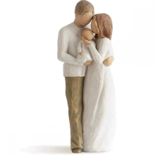 Unser Geschenk, Skulptur, handbemalte Figur