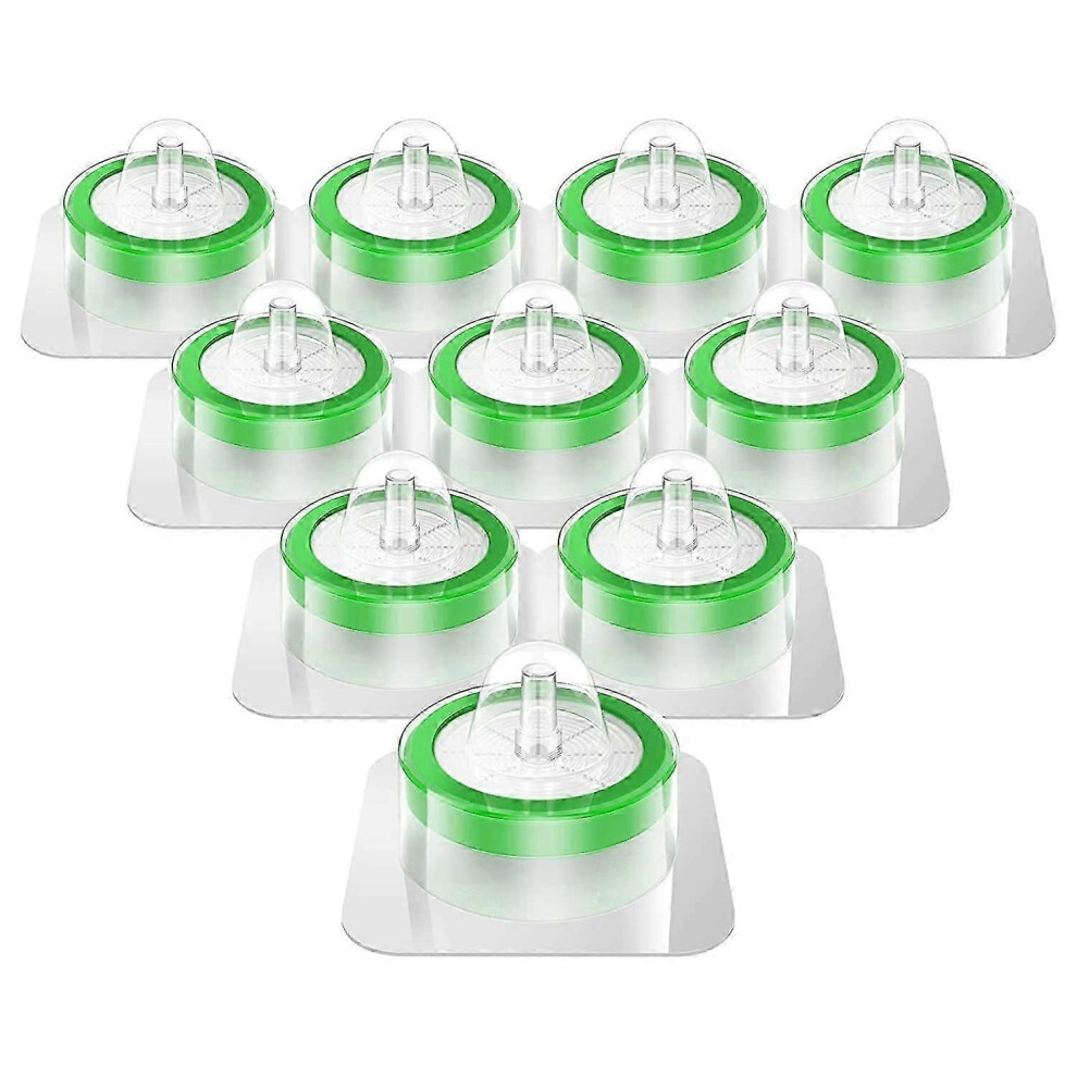 Kikidex (As Show, One Size) Sterile Syringe Filter Pes 10 Pack, 0.22Um Pore Size, 33Mm Membrane Diameter, Hydrophilic Filtration