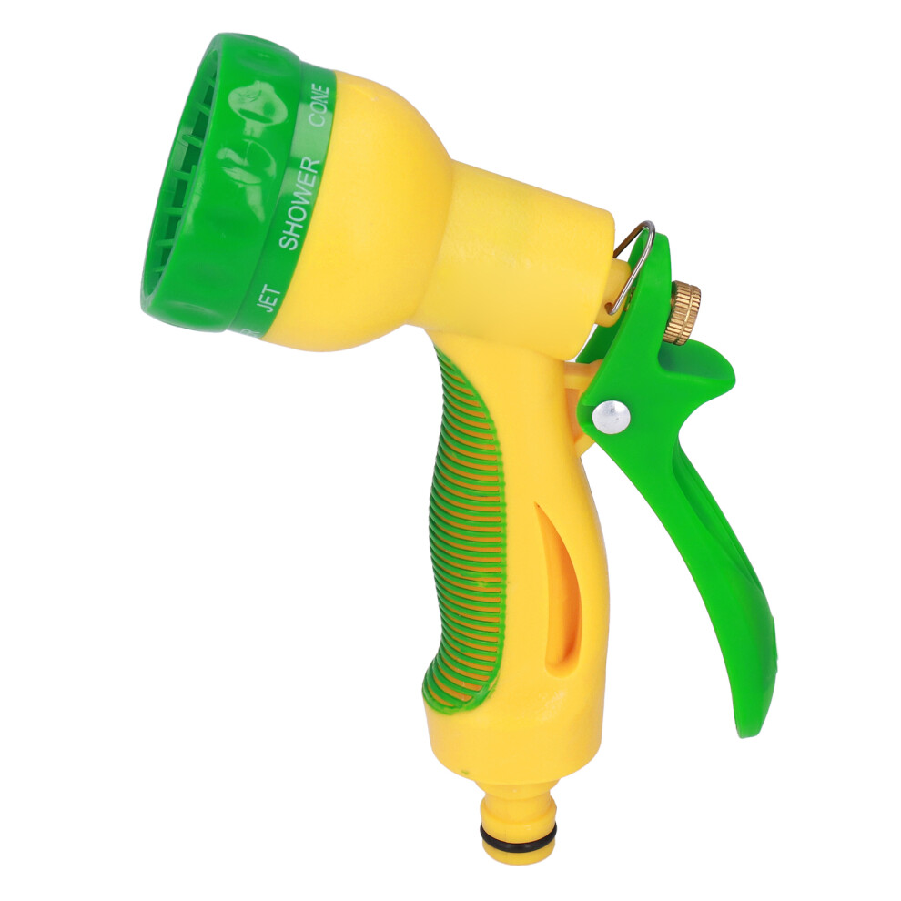 Heavy-Duty Ergonomic Abs Hose Nozzle 8 Spray Patterns For Car & Garden 4981357699153