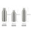 5-teilige effiziente Aluminium-Wasserflaschen mit-150 ml 3