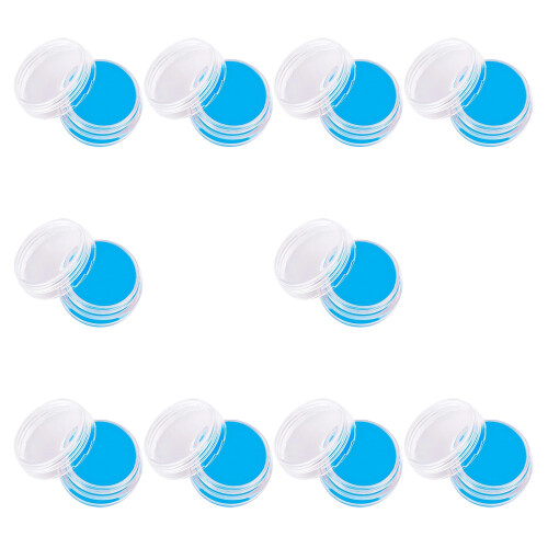 10er-Pack Perlen-Kunstwachs-Ton-Nachfüllungen mit-Blau