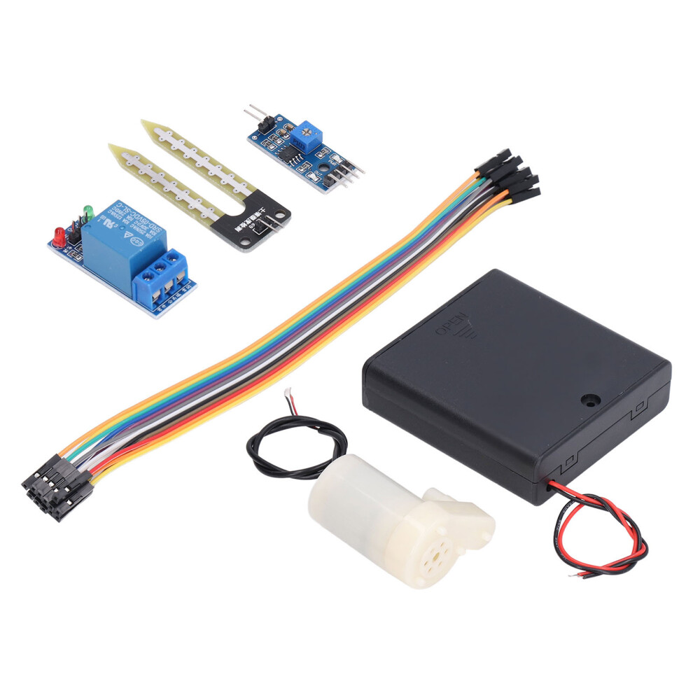 Automatic Irrigation System Kit: No-Code Soil Moisture Sensor & Pump 7891357699985