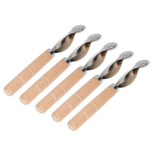 Sewing Marking Tool 5Pcs Stainless Steel Tracing Wheel Set with Wooden Handles