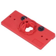 Set di localizzatori per cerniere da 35 mm giogo in ABS rosso fresa da 1,4 pollici