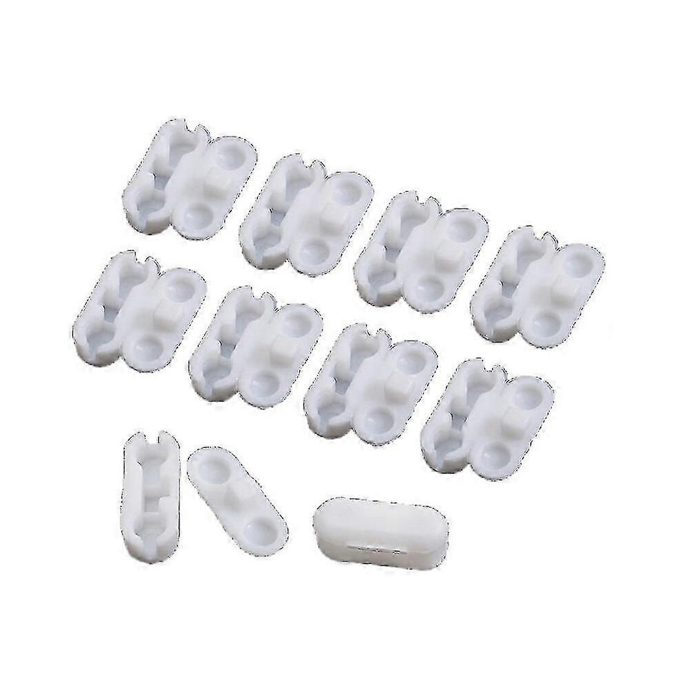 Kikidex (As Show, One Size) 10Pcs/Lot Plastic Roller Blinds Pull Cord Connector Curtain Chain Connector Hfmqv