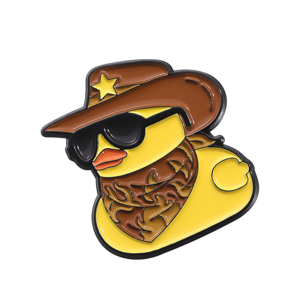 Playful Duckling Metal Brooch Pin Sweet Duckling-QHXZ2333