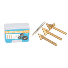 3/4Pcs Welding Replacement Tips Triangular Copper-4 piece set
