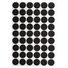 30Pieces Moisture Resistant Screw Hole Covers-pure black