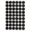 30Pieces Moisture Resistant Screw Hole Covers-pure black 1