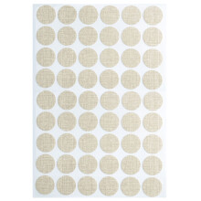 30Pieces Self Adhesive Screw Hole Covers-Light gray cloth pat
