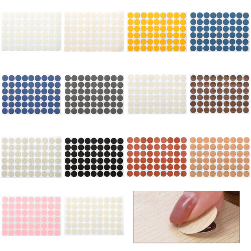 30Pieces Moisture Resistant Screw Hole Covers-pure black 2