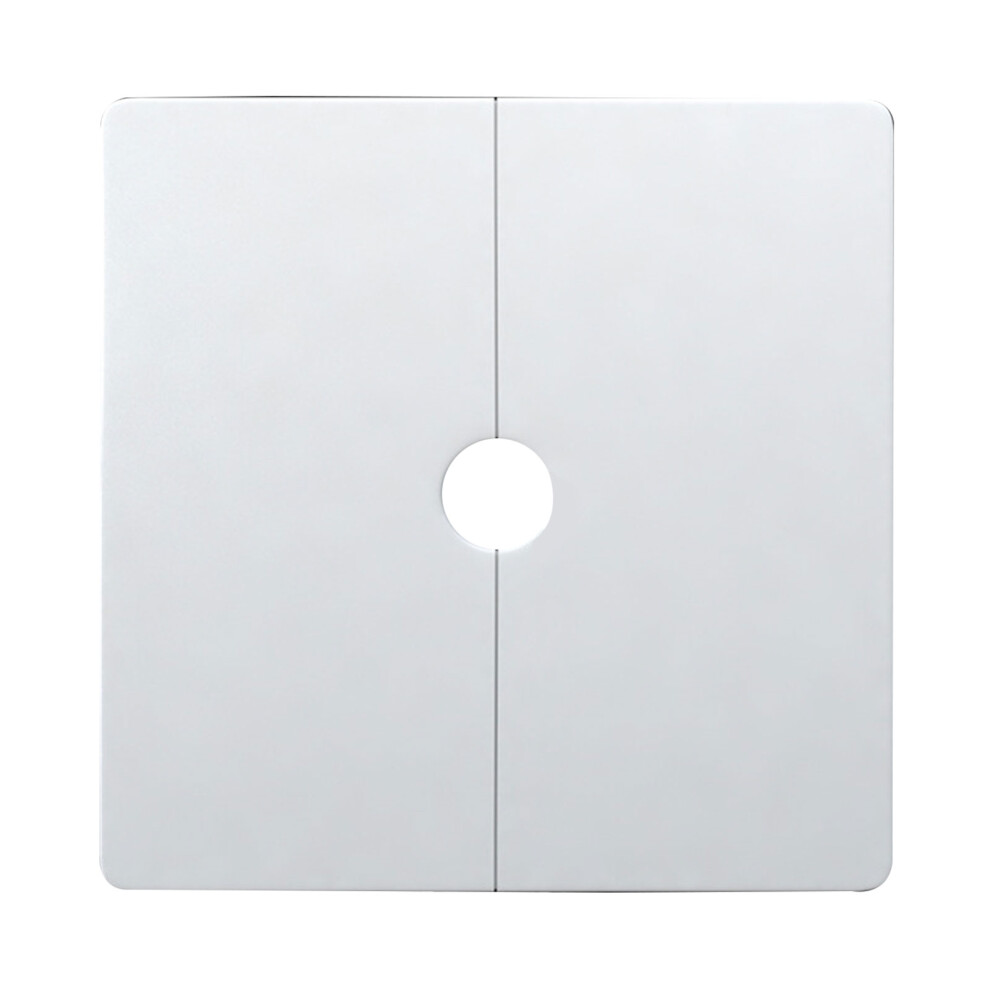 Wall Split Flange Escutcheon Cover Plate-White 12Mm 7704000090414