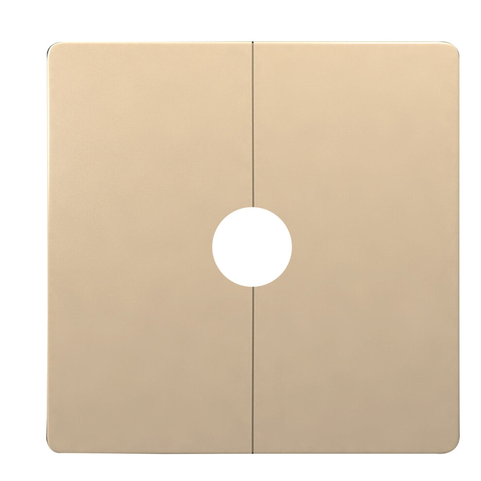 Wall Split Flange Square Escutcheon Plate For-Gold 22Mm 7704000090537