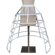 Women Crinoline Petticoat Cage 2/3/4/5 Hoop-White five circle s