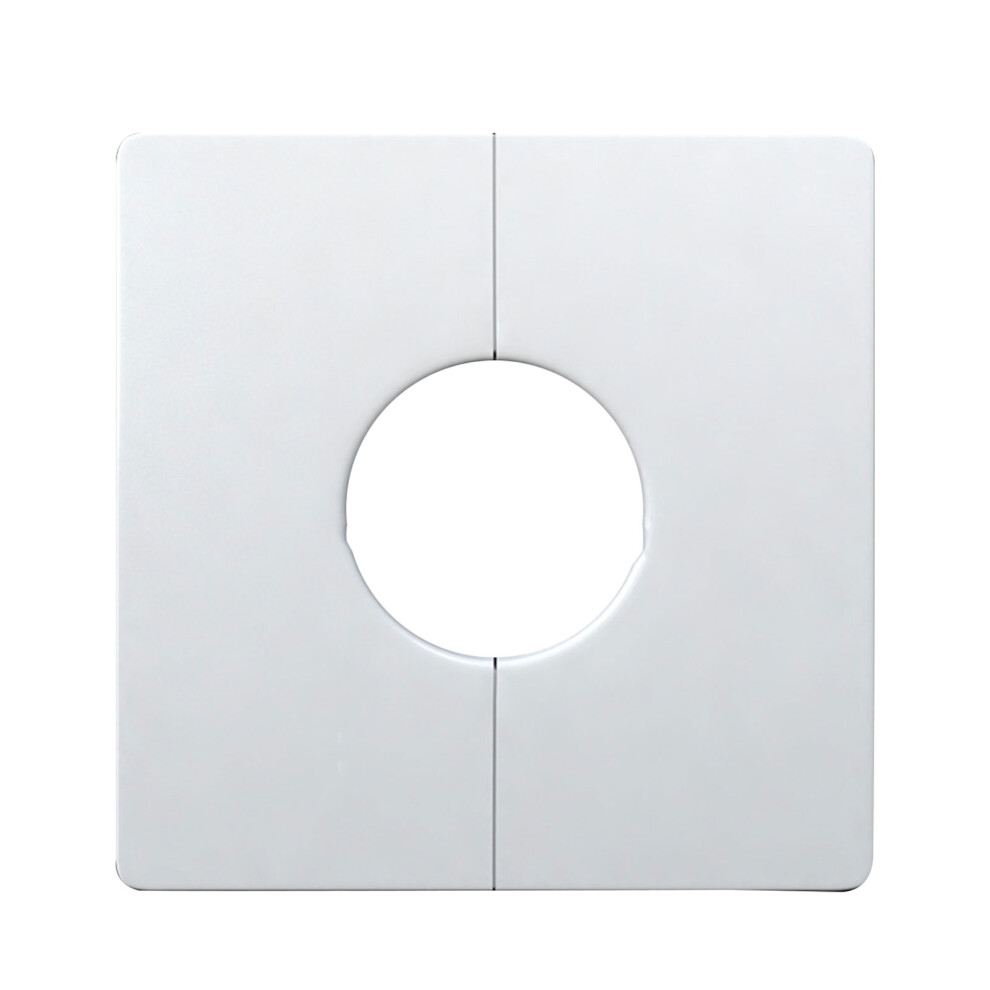 Plastic Split Square Escutcheon Plate Wall Split-White 32Mm 7704000090834
