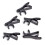 Protable Clip On Microphone Holder Lapel Microphone Clip for-A 2