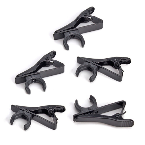 Protable Clip On Microphone Holder Lapel Microphone Clip for-A 1