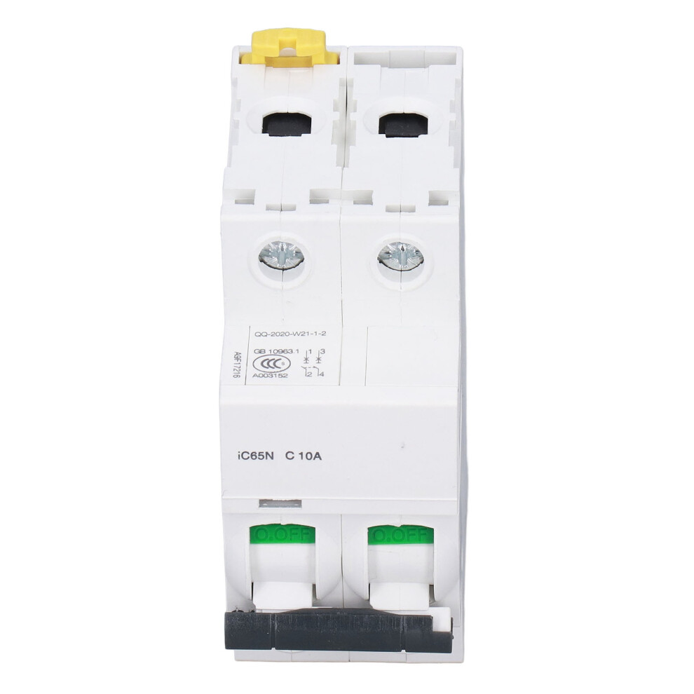2P Residual Current Isolator Circuit Breaker 10A 400V Din Rail 6931357702740