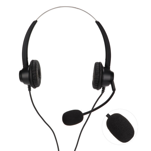 H360D-3.5-MV Telefon Headset 3,5mm Schwarz 1
