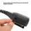 Microphone à main U94 PTT 7,1 mm connecteur noir 9