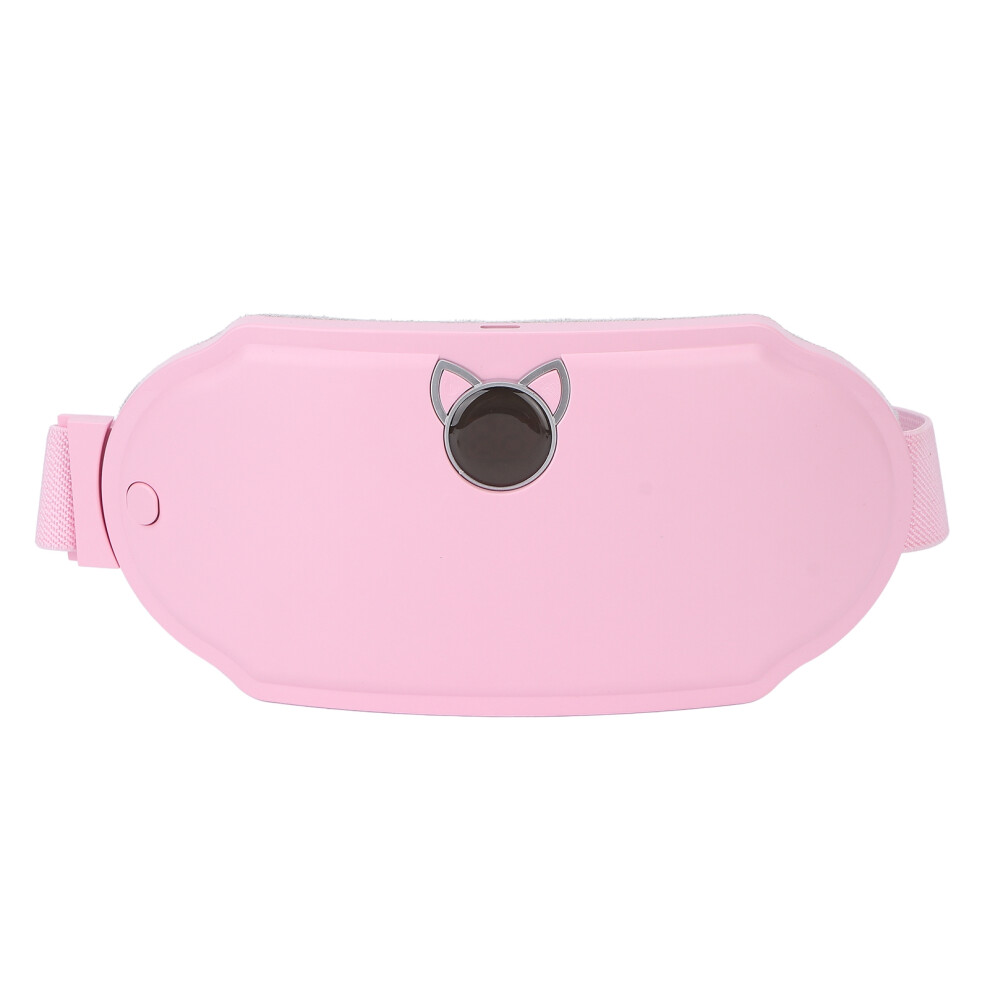 Electric Heated Waist Belt for Women, 6 Gear Vibration, 1800mAh, Pink