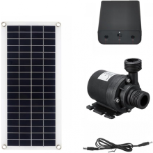 50W solární vodní čerpadlo 800l/h Dc12V kompatibilní se zahradní fontánou - nízká hlučnost fg2025031701822