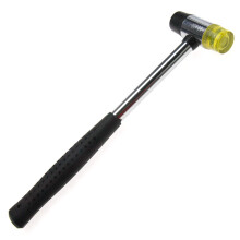 Mini Mallet Hammer 25mm Dual Double-Faced Nylon Rubber Mallet Nonslip Grip For Wood Leather Jewelry And Craft Works