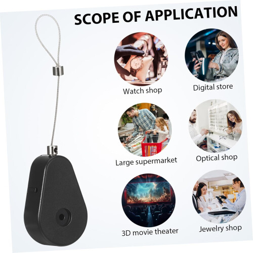 Retractable Theft Cable Case Wire Rope Holder For Secure Electronic Devices, Stylish Design, Compatible With Laptops 1