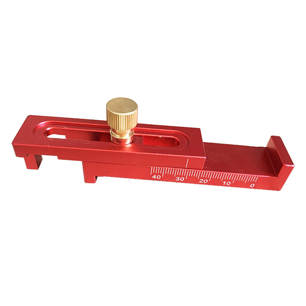 Multipurpose Aluminum Carpenter Depth Measuring Ruler Table Sawing Gauge For Wood Cutting And Woodworking Ruler 9067246490355
