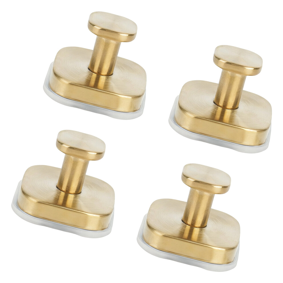 4 Pack Strong Suction Cup Fasteners For Christmas Wreaths-Gold 7755000203441