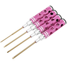 Set di 4 cacciaviti esagonali da 17,3 cm, viola RC, 1,5-3,0 mm