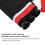 Portable Archery Arrow Storage Bag with Molded Openings - Red 10
