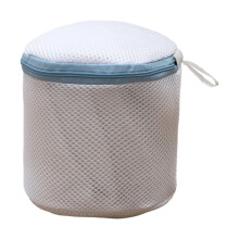 Machine Safe Lingerie Protectors Bag-Blue thin mesh bra b