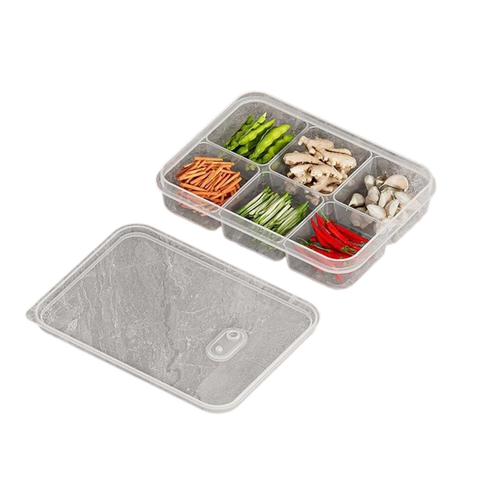 Stackable Kitchen Storage Box with Multiple Dividers-4