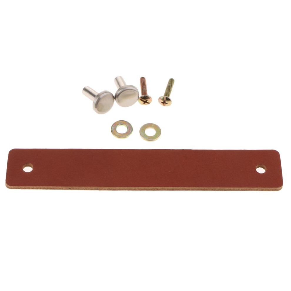 7piece Leather Handle Cabinet Knobs Drawer Elegant Long-lasting-image-OPC-PMQ5V57-NEW