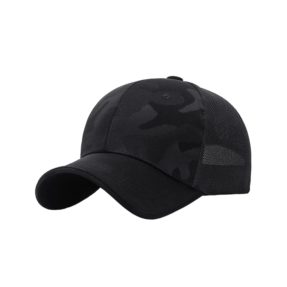 (black) Classic Baseball Cap With Adjustable Strap Gifts For Outdoor Lovers-image-OPC-PMQ5XC9-NEW