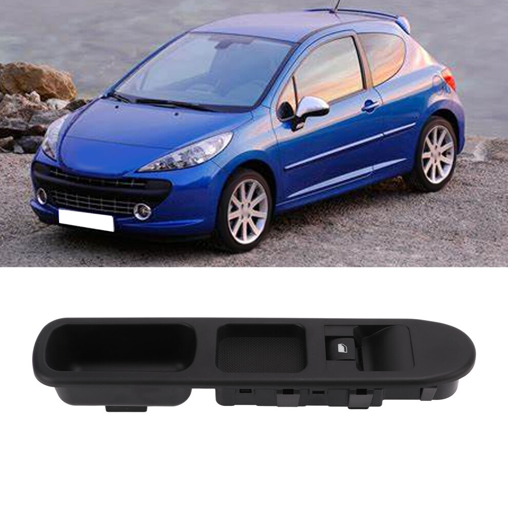 6490.Hq Abs Passenger Side Window Switch For Peugeot 207 Replacement Black 9421357707335