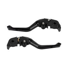 2 Stück Schwarze CNC-Aluminium-Brems- und Kupplungshebel für Ducati V2 V4 S R