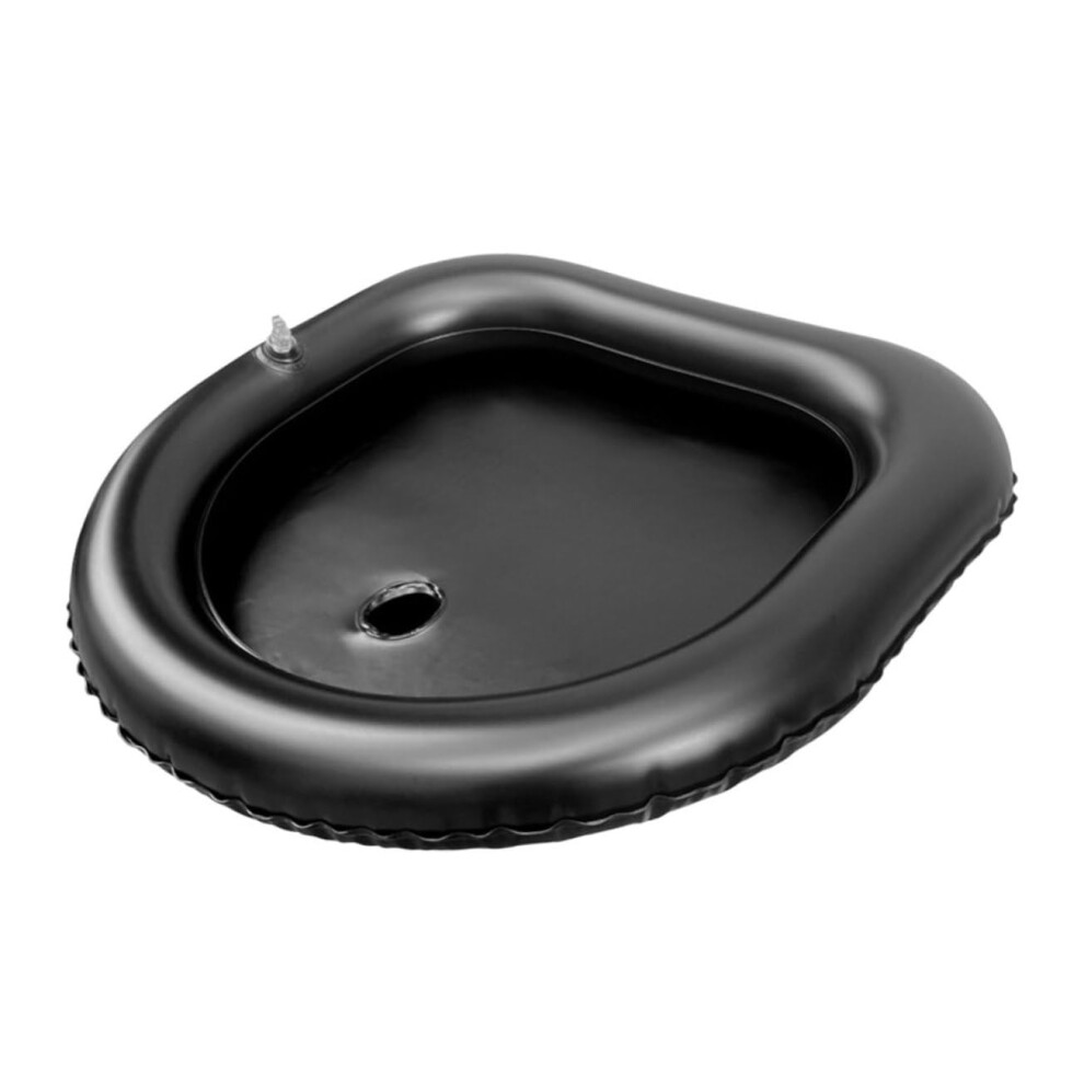 Inflatable Portable Shampoo Basin For Bedridden Patients - Ergonomic Neck Rest, Lightweight Hair Tub For Home And Salon