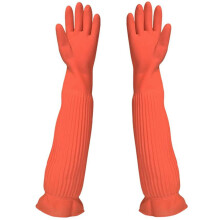 Long Rubber Gloves Reusable Cleaning Gloves For Kitchen Dishwashing Waterproof Household Use Home Garden Painting